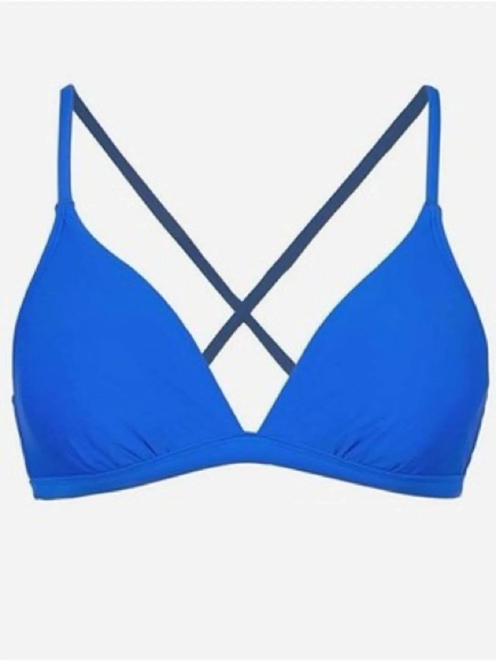 CUPSHE Royal Blue Strappy Back V-Neck Bikini Set S NWT - Picture 6 of 13